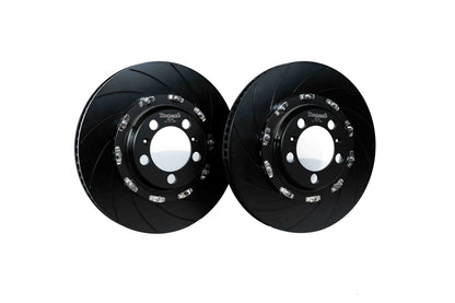 TCOFF Two-piece Floating Front Rotors Pairs - Porsche 991 GT3 Front 380mm x 34mm